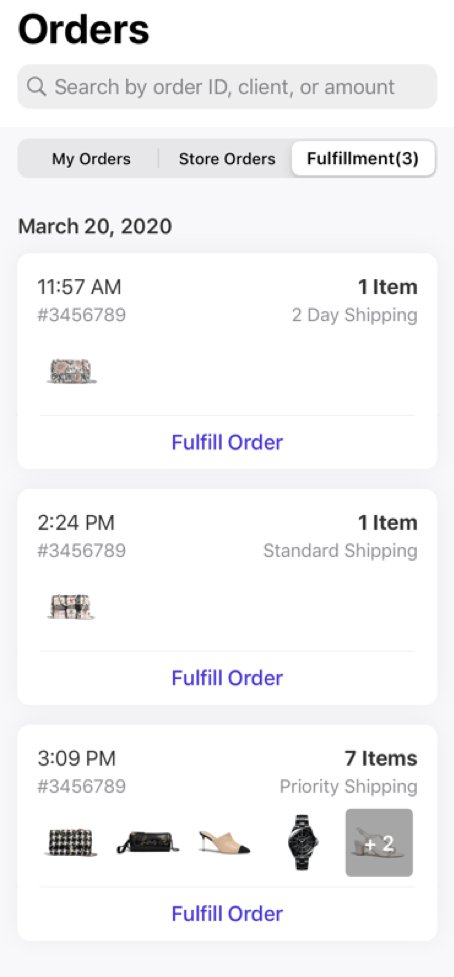 The order and it's details will then be visible within Tulip's Assisted Selling App.
